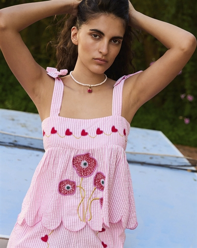 Sissel Edelbo - Wenke Top - Pink Stripes